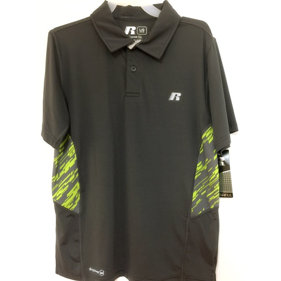 Russell youth Boys Polo T-Shirt - Picture 1 of 5